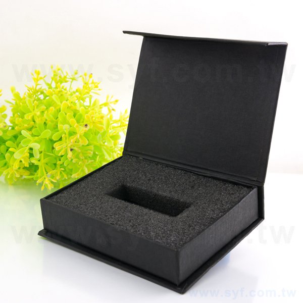 磁吸式紙盒-掀蓋隨身碟禮物盒-內層附緩衝泡棉-客製化禮贈品包裝盒_6